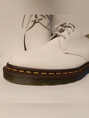 Dr. Martens Dr. Martens Iced Dove White Leather 1461 Women's Oxford Shoes Sz 11 thumbnail 9