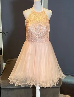 Women’s Short Prom Party Homecoming Dress Zip Up Back Size M NWT thumbnail 1