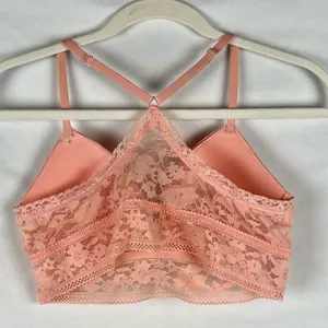 Victoria’s Secret Pink Lace Pull-on Razorback Bra Light Padding Medium thumbnail 2