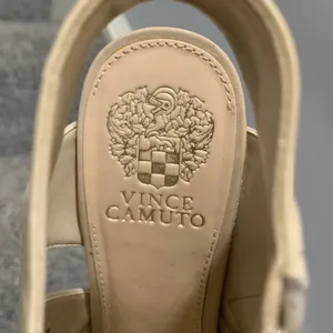 Vince Camuto Evalan Cage Cutout Sandal Booties Nude Lace-Up Heels thumbnail 7