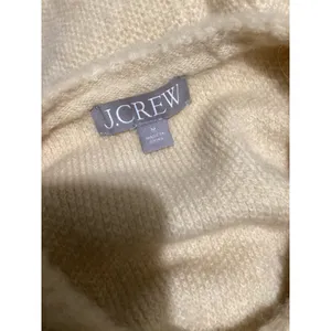 J.Crew Emilie Patch-Pocket Lady Cardigan Sweater Cream Gold Button CB931 Medium thumbnail 4