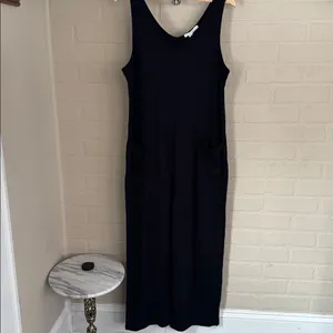 Threads 4 Thought jumpsuit romper black NEW Rainey Patch Pocket large stretch thumbnail 7