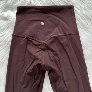 Lululemon Espresso Align High Rise Zip Front Leggings thumbnail 8