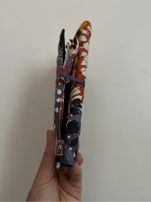 Vera Bradley Jewelry Case Roll Organizer Painted Feathers Print Pattern Abstract thumbnail 7