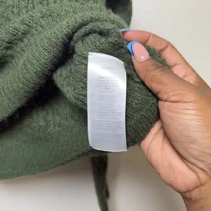 Madewell Women Alpaca Mayfair Cardigan Sweater XS‎ Green Goblin Gremlincore thumbnail 5