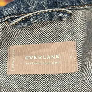 Everlane Trucker Blue Denim Jean Jacket S thumbnail 8