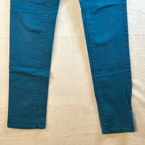 American Eagle Outfitters Skinny Jeans Teal‎ Blue Stretch Women 00 thumbnail 5