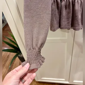 Altar’d State Waffle Knit Top, size Large thumbnail 3