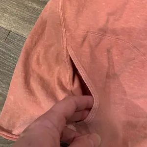 Free People Movement oversized lightweight hoodie. Size: S. Distressed thumbnail 4