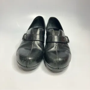 Dansko black leather‎ clog shoes size 40 thumbnail 2