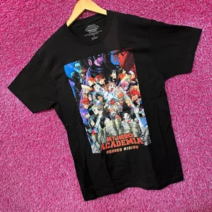 My Hero Academia Heroes Rising Anime Movie Poster Tee L thumbnail 3