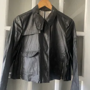 Theory Faux Leather Jacket thumbnail 2