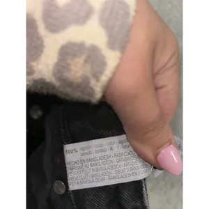 zara‎ black straight jeans distressed size 0 EUC thumbnail 5