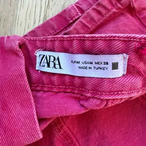✨$5/$25 Zara Hot Pink Denim Zipper Back Tub Top Crop Size Medium thumbnail 5