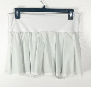 JOY LAB White Pleated Back Waist Zip Pocket Skirt XL Tennis Fishing Golf Neutral thumbnail 1