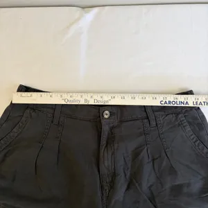 Aerie Charcoal Grey Cotton Lyocell High Waisted Shorts‎ XL Momcore Minimalist thumbnail 12