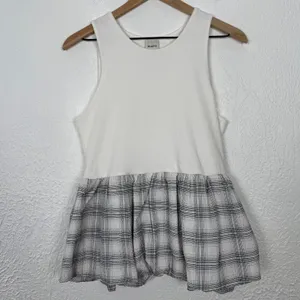 Maeve Anthropologie Bubble Peplum Tank Top Size Large NWT thumbnail 2