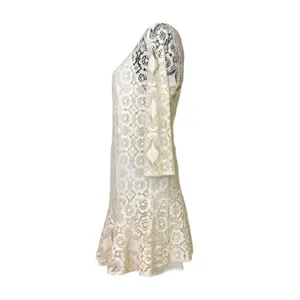 ✨Walking To The Sun Sz 2 Cream Dress in Cream Free People✨ thumbnail 8