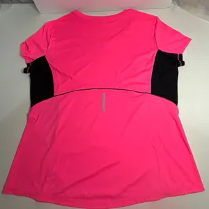 Tek Gear DryTek Hot Pink Athletic Tee XL Mesh High-Low Workout thumbnail 2