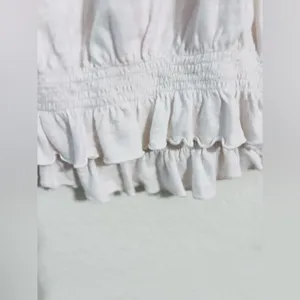 Free People sienna Off-Shoulder embroidery White Top Size: M thumbnail 5