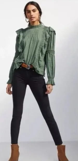 Paige Hoxton Ankle Jeans in Magical Night Black Skinny Jeans Size 26 thumbnail 1