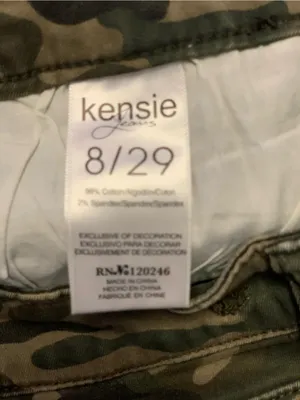 Kensie Jeans Green Camo Skinny Jeans. Size-8/29 Y2K thumbnail 2