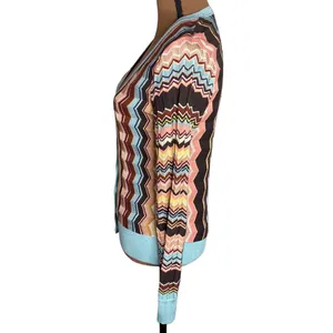Missoni x Target Chevron fine knit button through cardigan size M thumbnail 6
