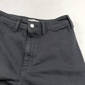 Universal Thread 4 Sailor Wide Leg Black High Rise Ankle Jeans Minimalist Fall thumbnail 5