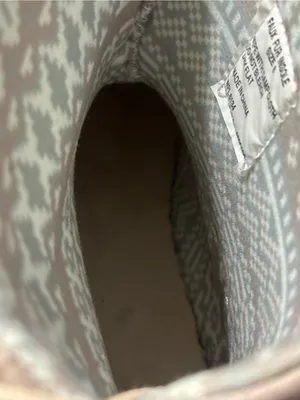 Muk Luks Taupe Quilted Knit Ankle Booties thumbnail 9
