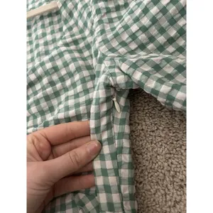Nobody’s Child Penny Mini Dress In Green Gingham Size 6 Summer Cottagecore thumbnail 9