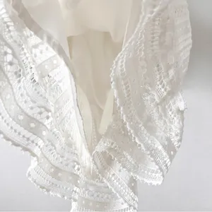 Bardot Vivian White Lace Long Sleeve Wedding Bridal Shower Cocktail Mini Dress thumbnail 5