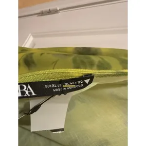 ZARA PRINTED MIDI DRESS GREEN, Size XL NEW WITH TAG thumbnail 10