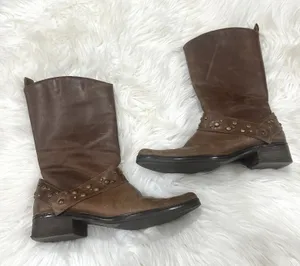 Matisse Studded Western Leather Cowboy Boot Sz 7 thumbnail 1