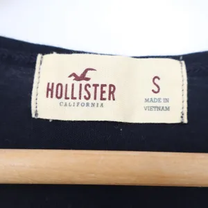 Hollister Womens Navy Blue Racerback Tank Top Small NWT thumbnail 3