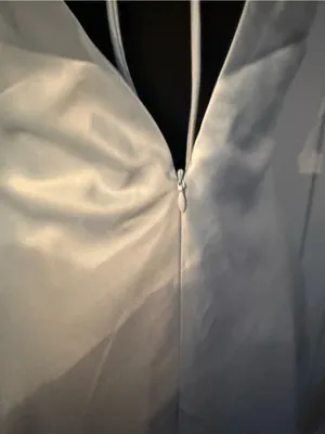 Peppermayo Light Blue Satin Open-Back Mini Dress thumbnail 3