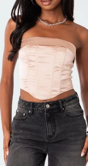 Edikted champagne corset thumbnail 1