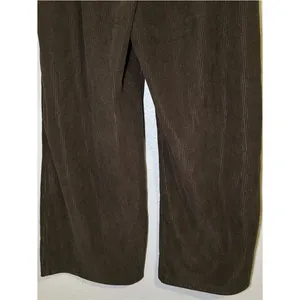 Halara Brown Corduroy Pull On Wide Leg Pants Women’s Size XL Petite thumbnail 6