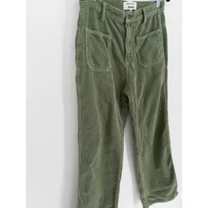 Reformation Alyssa High Rise Wide Leg Corduroy Pants Green 27‎ Organic Cotton thumbnail 5