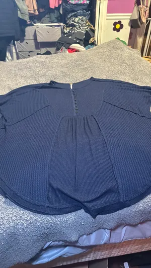 Free People blue tunic size large thumbnail 2