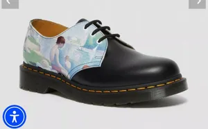 Dr. Martens 1461 THE NATIONAL GALLERY SEURAT OXFORD SHOES Bathers at Asnières thumbnail 2