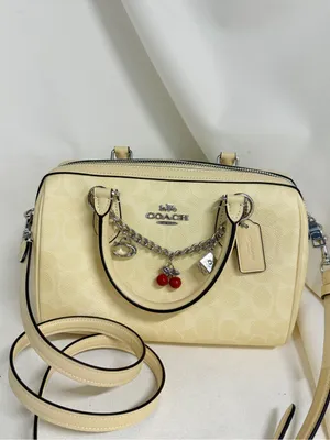 coach Rowan Satchel Bag In Signature Canvas cv961 thumbnail 7