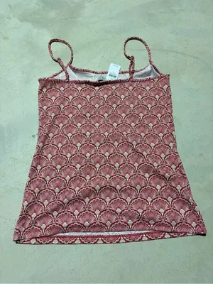 Loft outlet NWT Patterned Spaghetti Strap Tank Top MEDIUM MSRP$30 thumbnail 4