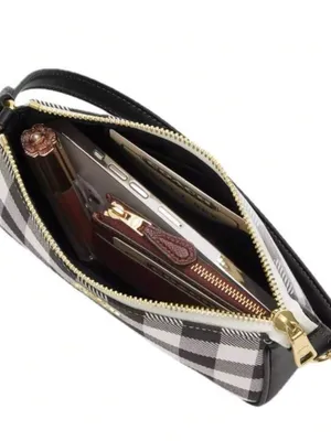 Coach Nolita 19 With Gingham Print And Charm thumbnail 10