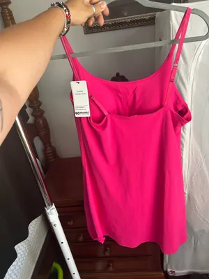 90 Degrees by Reflex Hot Pink Workout Dress thumbnail 3