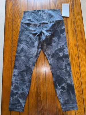 Lululemon Align High Rise 25” Diamond Dye Grey DDPG Size 10 NWT thumbnail 3