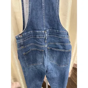 Madewell Raw-Hem Denim Overalls in Medium Wash – Size‎ Medium thumbnail 6