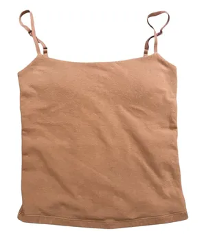 Abercrombie & Fitch Brown Built-In Shelf Bra Camisole XS Adjustable Straps thumbnail 1