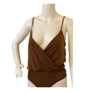 Wearever Brown Low Cut Bodysuit thumbnail 5