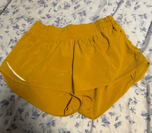 Yellow Lululemon Shorts Hotty Hot 2.5" thumbnail 1
