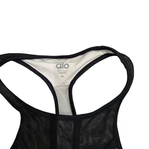 Alo Half Moon Sport Bra in Black Size:‎ M thumbnail 4